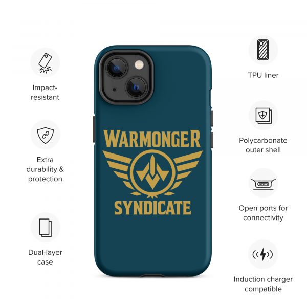 WMS Rugged Case | iPhone® | Brand | U.S. Navy/ Gold