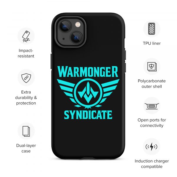 WMS Rugged Case | iPhone® | Brand | Black/ Aqua