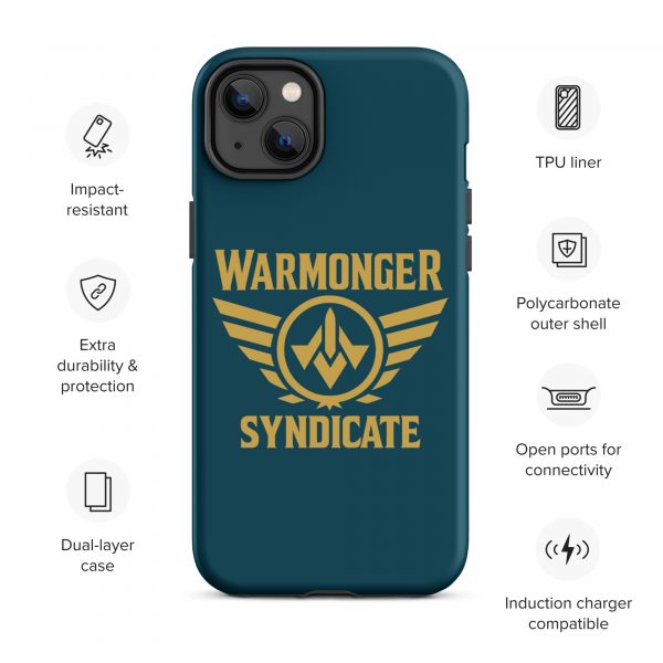 WMS Rugged Case | iPhone® | Brand | U.S. Navy/ Gold