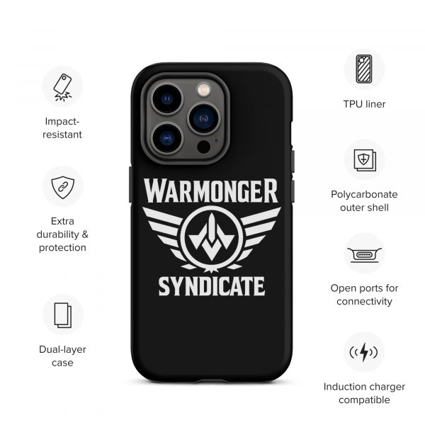 WMS Rugged Case | iPhone® | Brand | Black/ White