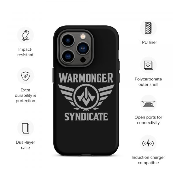 WMS Rugged Case | iPhone® | Brand | Black/ Grey