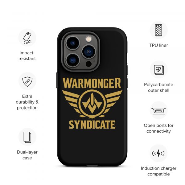 WMS Rugged Case | iPhone® | Brand | Black/ Gold