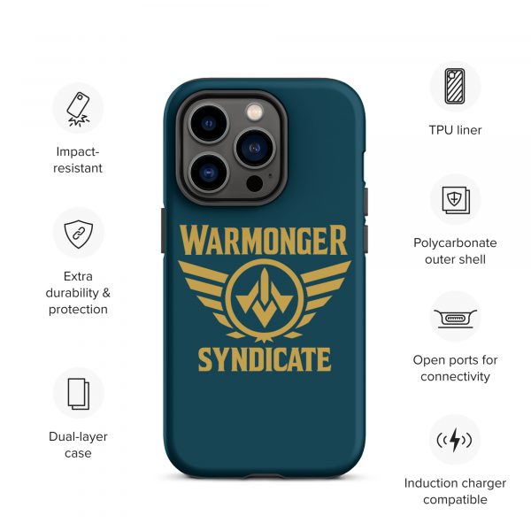 WMS Rugged Case | iPhone® | Brand | U.S. Navy/ Gold