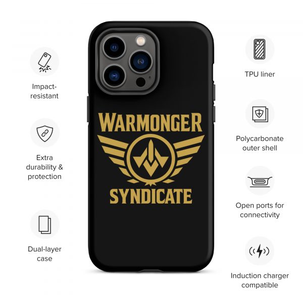 WMS Rugged Case | iPhone® | Brand | Black/ Gold