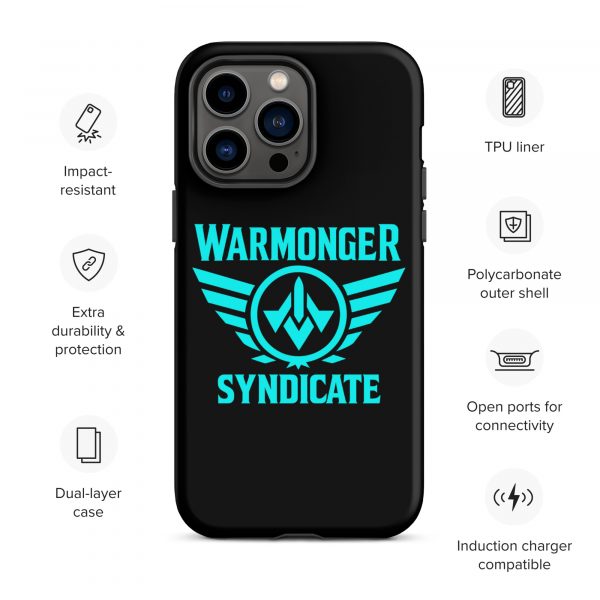 WMS Rugged Case | iPhone® | Brand | Black/ Aqua