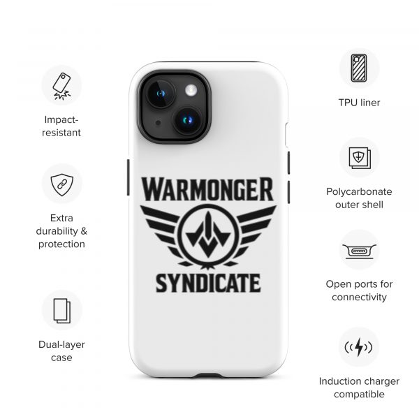WMS Rugged Case | iPhone® | Brand | White/ Black