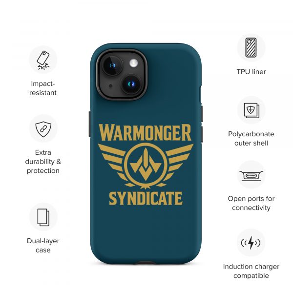 WMS Rugged Case | iPhone® | Brand | U.S. Navy/ Gold
