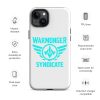 WMS Rugged Case | iPhone® | Brand | White/ Aqua