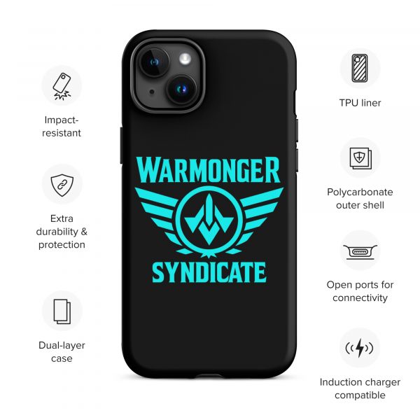 WMS Rugged Case | iPhone® | Brand | Black/ Aqua