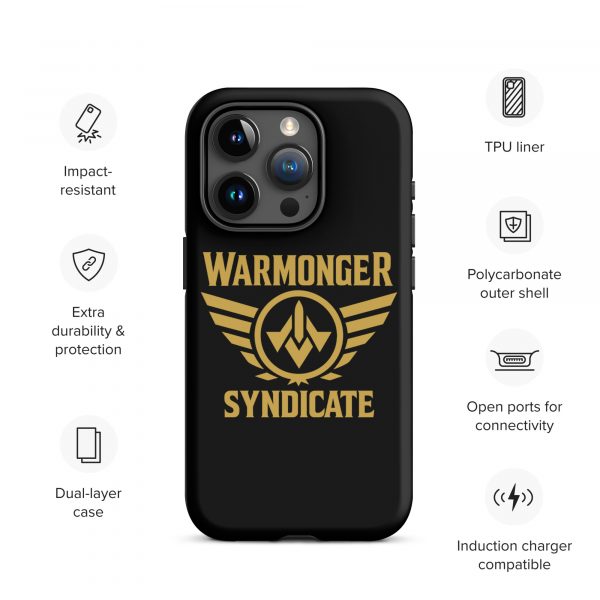 WMS Rugged Case | iPhone® | Brand | Black/ Gold