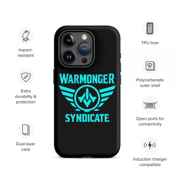 WMS Rugged Case | iPhone® | Brand | Black/ Aqua