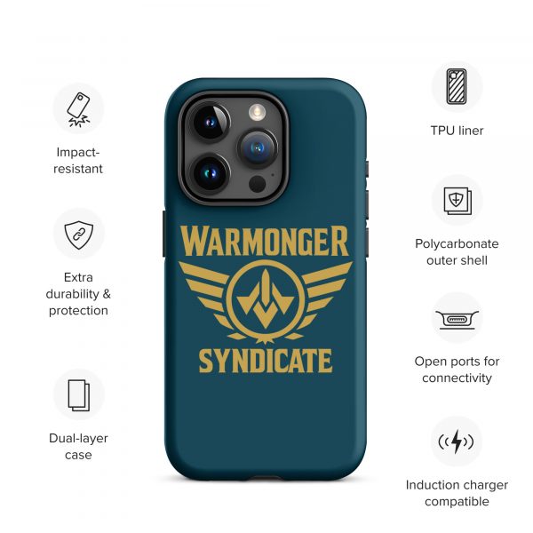 WMS Rugged Case | iPhone® | Brand | U.S. Navy/ Gold