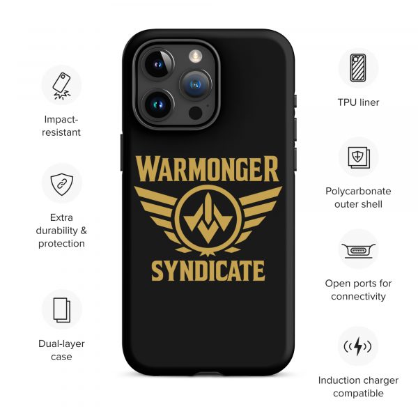 WMS Rugged Case | iPhone® | Brand | Black/ Gold