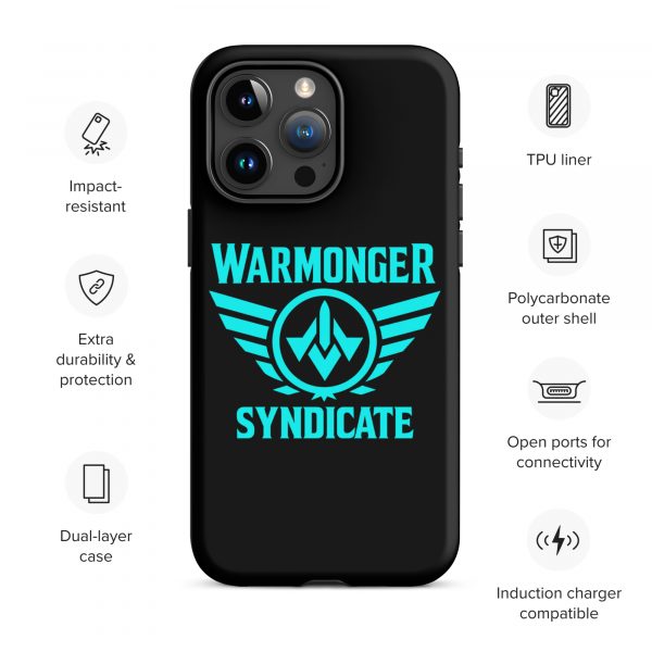 WMS Rugged Case | iPhone® | Brand | Black/ Aqua
