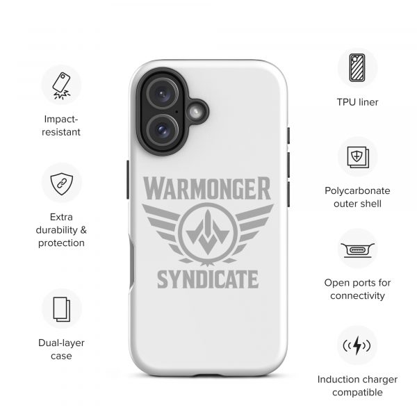 WMS Rugged Case | iPhone® | Brand | White/ Grey