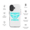 WMS Rugged Case | iPhone® | Brand | White/ Aqua