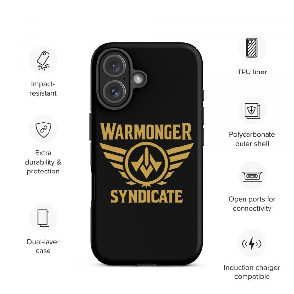 WMS Rugged Case | iPhone® | Brand | Black/ Gold