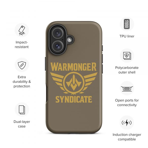tough-case-for-iphone-matte-iphone-16-front-68c4e3ec1117a.jpg WMS Rugged Case | iPhone® | Brand | U.S. Army/ Gold