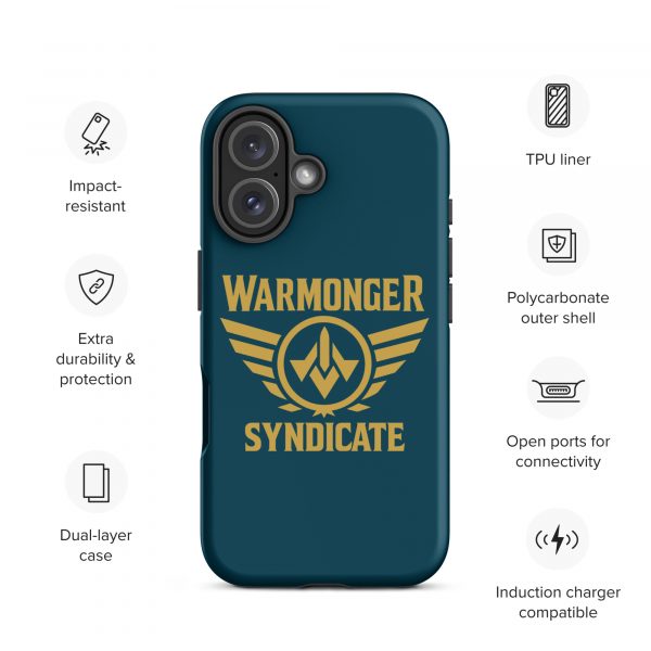WMS Rugged Case | iPhone® | Brand | U.S. Navy/ Gold