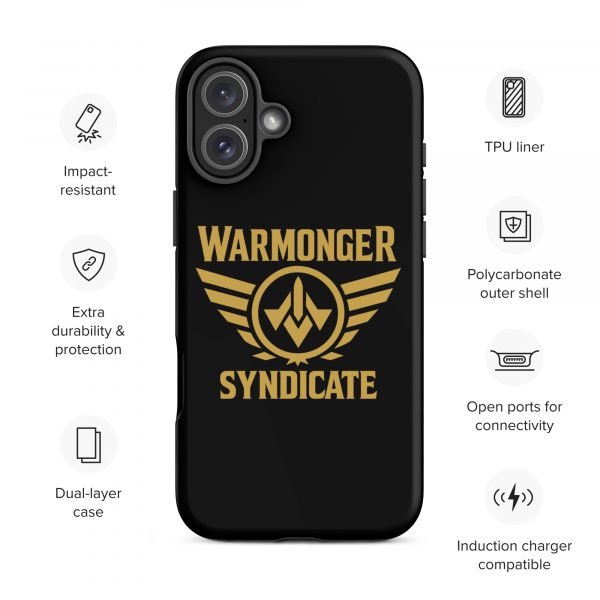 WMS Rugged Case | iPhone® | Brand | Black/ Gold
