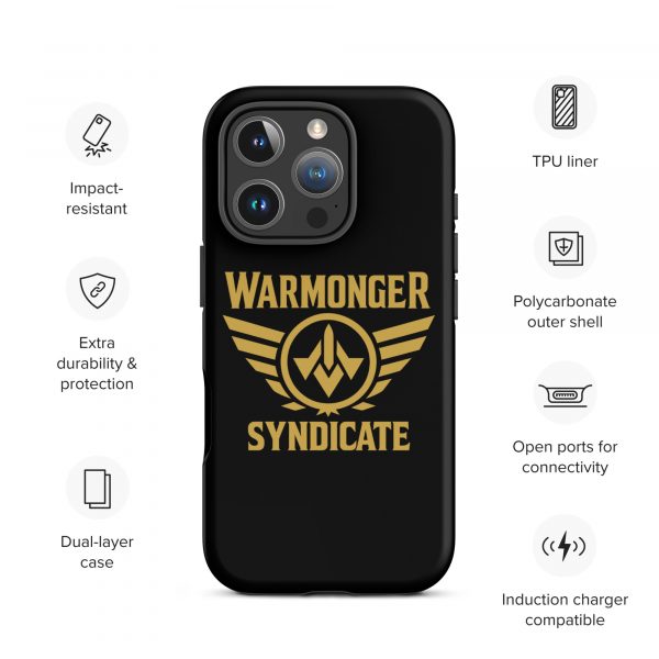 WMS Rugged Case | iPhone® | Brand | Black/ Gold