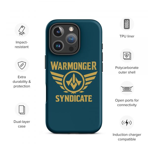 WMS Rugged Case | iPhone® | Brand | U.S. Navy/ Gold