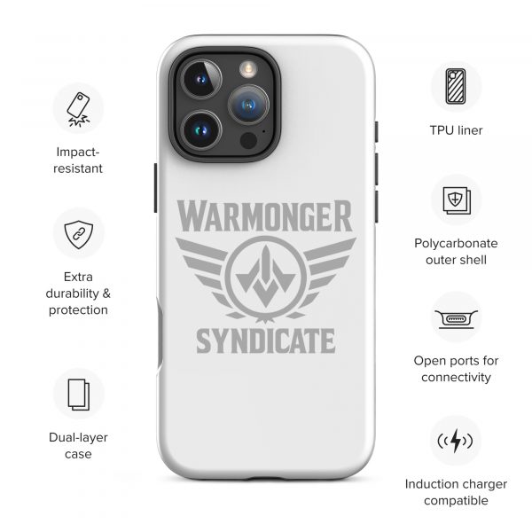 WMS Rugged Case | iPhone® | Brand | White/ Grey