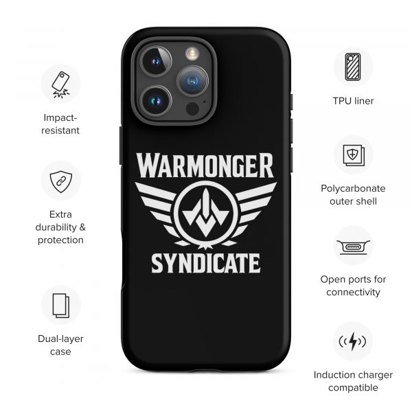 WMS Rugged Case | iPhone® | Brand | Black/ White