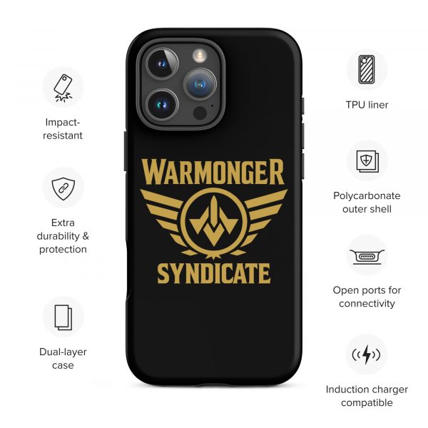 WMS Rugged Case | iPhone® | Brand | Black/ Gold