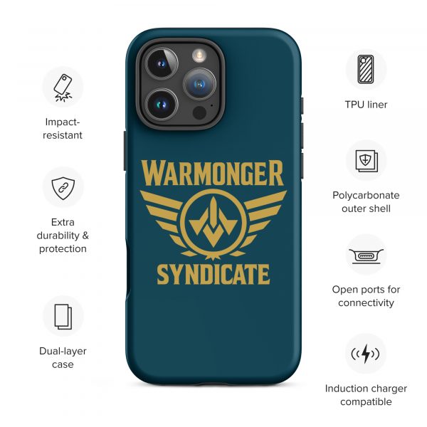 WMS Rugged Case | iPhone® | Brand | U.S. Navy/ Gold