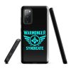 WMS Rugged Case | Samsung® | Brand | Black/ Aqua