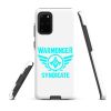 WMS Rugged Case | Samsung® | Brand | White/ Aqua