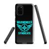 WMS Rugged Case | Samsung® | Brand | Black/ Aqua
