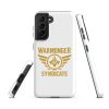 WMS Rugged Case | Samsung® | Brand | White/ Gold