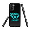 WMS Rugged Case | Samsung® | Brand | Black/ Aqua