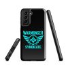 WMS Rugged Case | Samsung® | Brand | Black/ Aqua