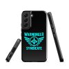 WMS Rugged Case | Samsung® | Brand | Black/ Aqua