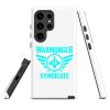WMS Rugged Case | Samsung® | Brand | White/ Aqua