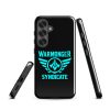 WMS Rugged Case | Samsung® | Brand | Black/ Aqua