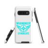 WMS Rugged Case | Samsung® | Brand | White/ Aqua