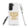 WMS Rugged Case | Samsung® | Brand | White/ Gold