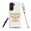 WMS Rugged Case | Samsung® | Brand | White/ Gold