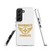 WMS Rugged Case | Samsung® | Brand | White/ Gold