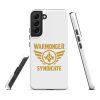 WMS Rugged Case | Samsung® | Brand | White/ Gold