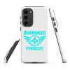 WMS Rugged Case | Samsung® | Brand | White/ Aqua