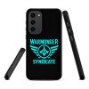 WMS Rugged Case | Samsung® | Brand | Black/ Aqua