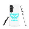 WMS Rugged Case | Samsung® | Brand | White/ Aqua