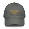 Old Gold Embroidered Logo Dad Cap | Under Armour®