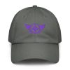 Purple Embroidered Logo Dad Cap | Under Armour®