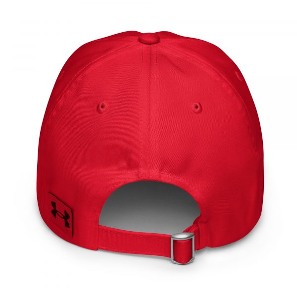 under-armour-dad-hat-red-back-68ba1a729561b.jpg Maroon Embroidered Brand Logo Dad Cap | Under Armour®